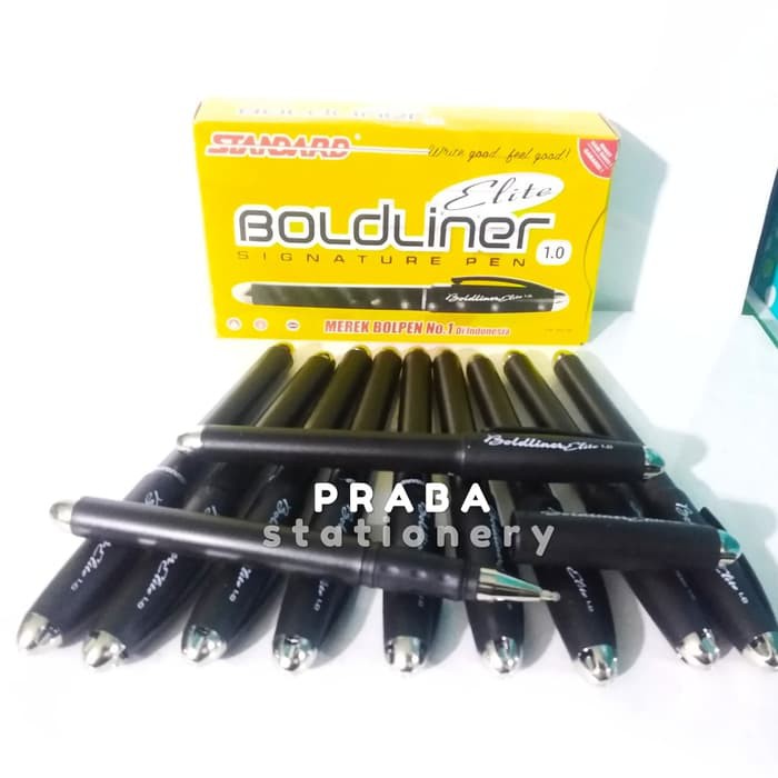 

Pulpen Boldliner 1.0 Hitam By Standard PROMO MURAH