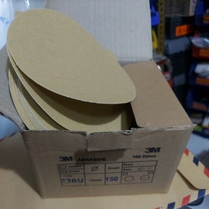 Amplas bulat 5 in 3m abrasive