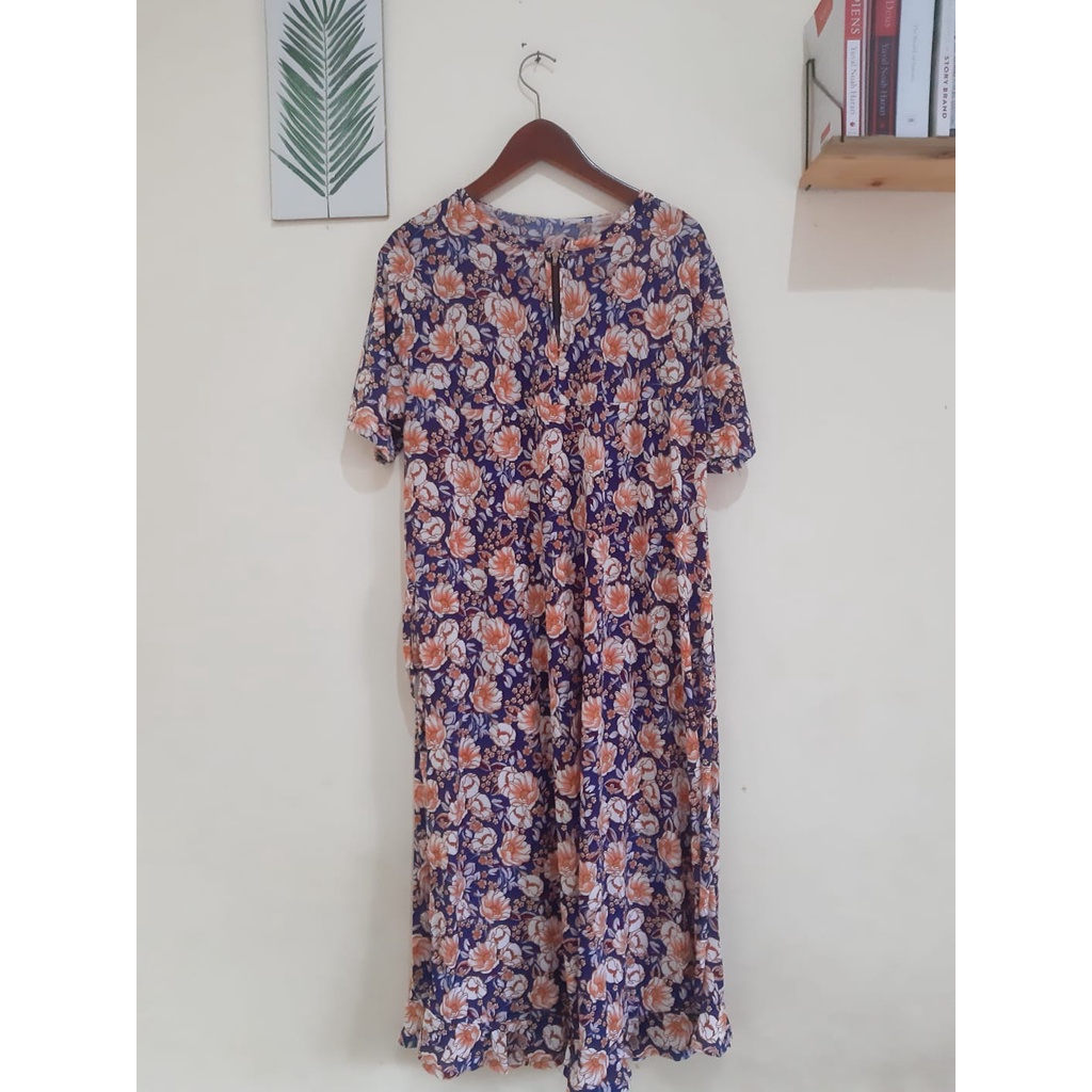 Daster Jersey Premium Korea | Daster Ruffle Busui Friendly