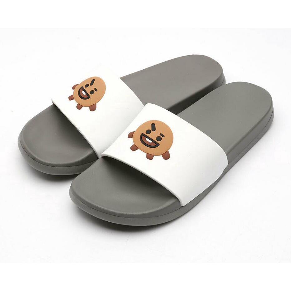  Sandal  Selop  Desain Kpop BTS  bt21 Motif Kartun untuk 