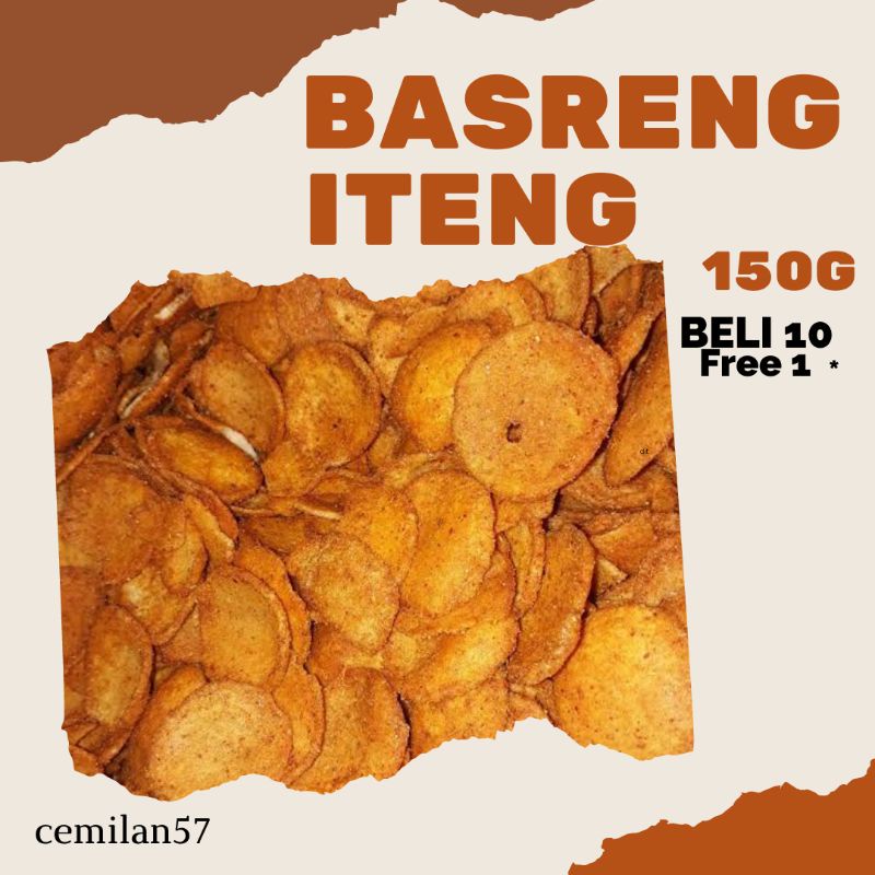 

Basreng bulat / iteng pedas 150gram