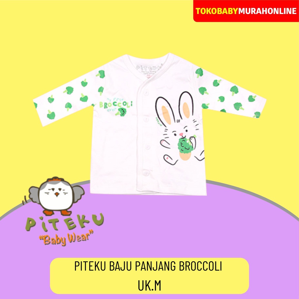 PITEKU BAJU ATASAN PANJANG BROCCOLI UK.M / ATASAN ANAK