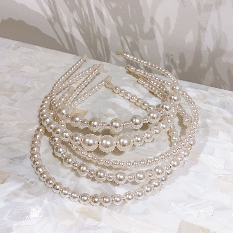 AC005 Bando Mutiara Pearl Headband Korea