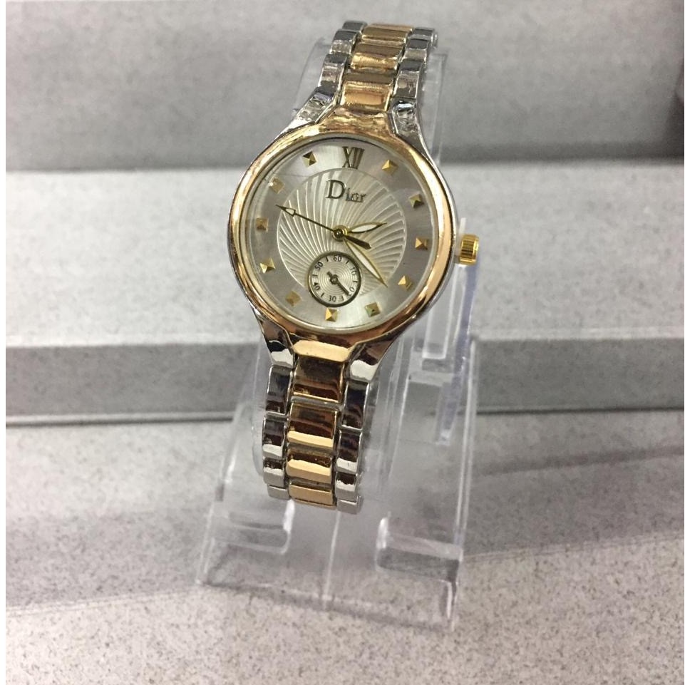 PA JAM TANGAN WANITA ANALOG DR RANTAI CHRONO OFF IMPORT MURAH GROSIR / DR031