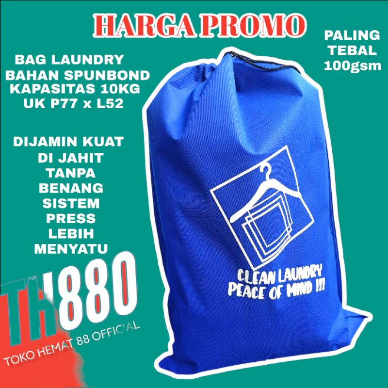 Tas Laundry / Bag Laundry / Tas Laundry Spunbond Kapasitas 10Kg / Bag Laundry Sablon