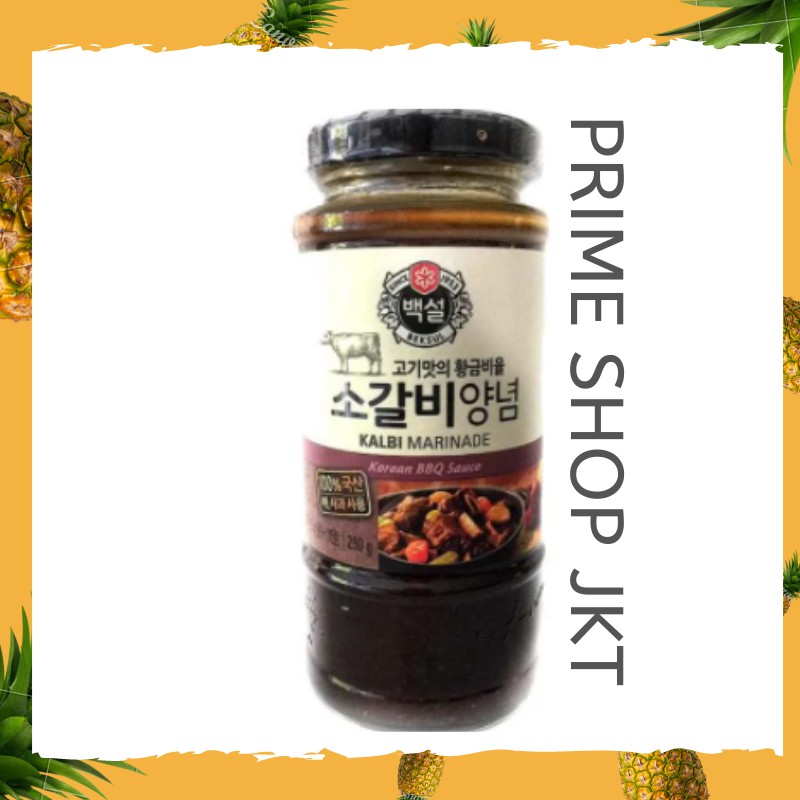 

Cj Beksul Korean BBQ Kalbi Sauce Marinade 290gr Bumbu Saus Galbi BBQ Korea