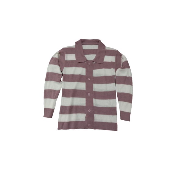 Sweater rajut anak salur cardigan rajut suwiter anak perempuan