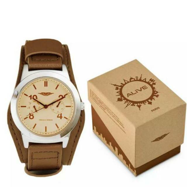 Jam Tangan Analog Pria Alive by Sophie Martin