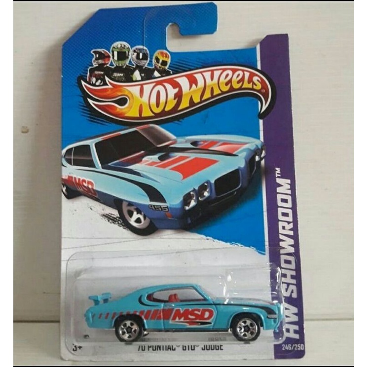 hotwheels 70 PONTIAC GTO JUDGE HW SHOWROOM