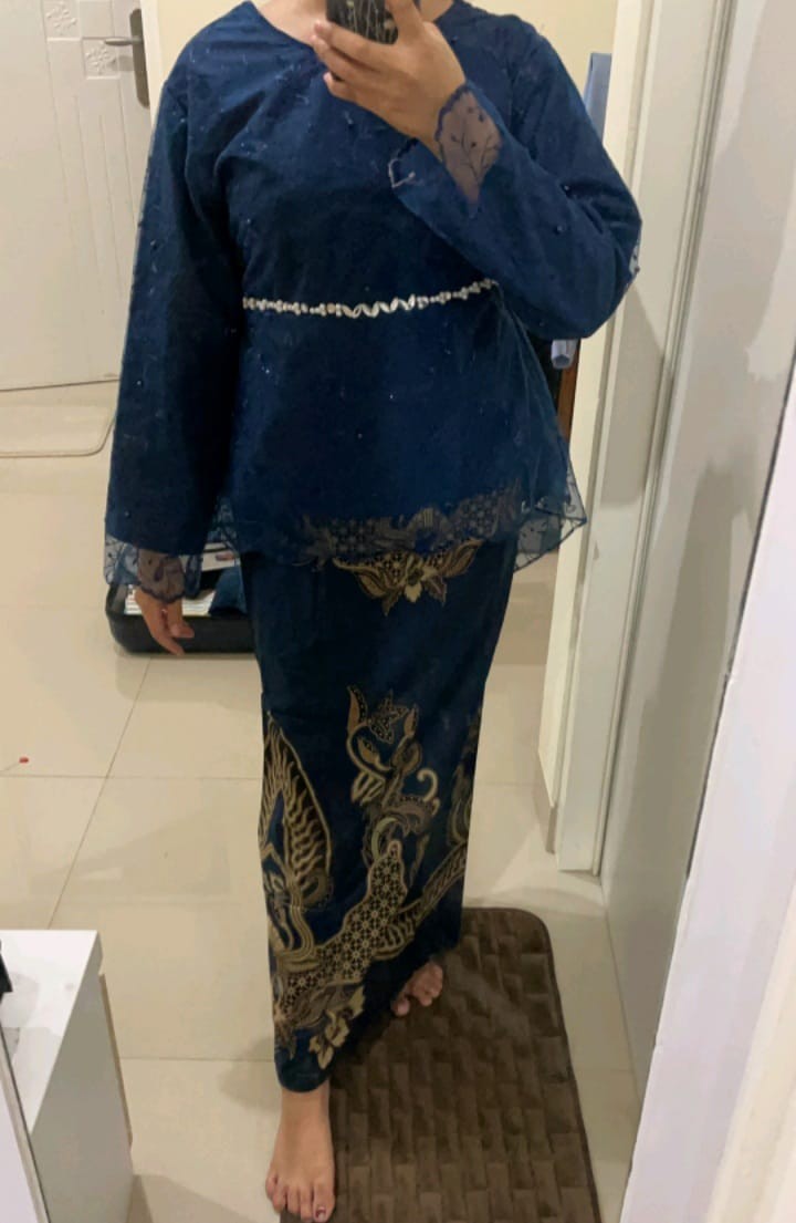 Batik Couple Brokat Kebaya Modern,kebaya Tunangan Lamaran,kebaya Wisuda,