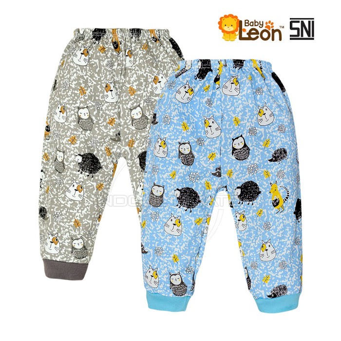 DS-115 Celana Panjang  1 PcsBABY LEON COTTON Double KnitCelana Panjang Anak Bayi Newborn Celana