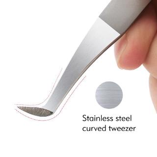 Pinset Bulu Mata Eyelash Murah As09 Tweezers Tool Penjepit Bulu Mata Untuk Extention Get a Free Random Eyelash