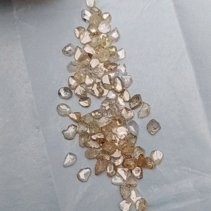 Natural Diamond, intan belahan atau berlian belahan asli banjar