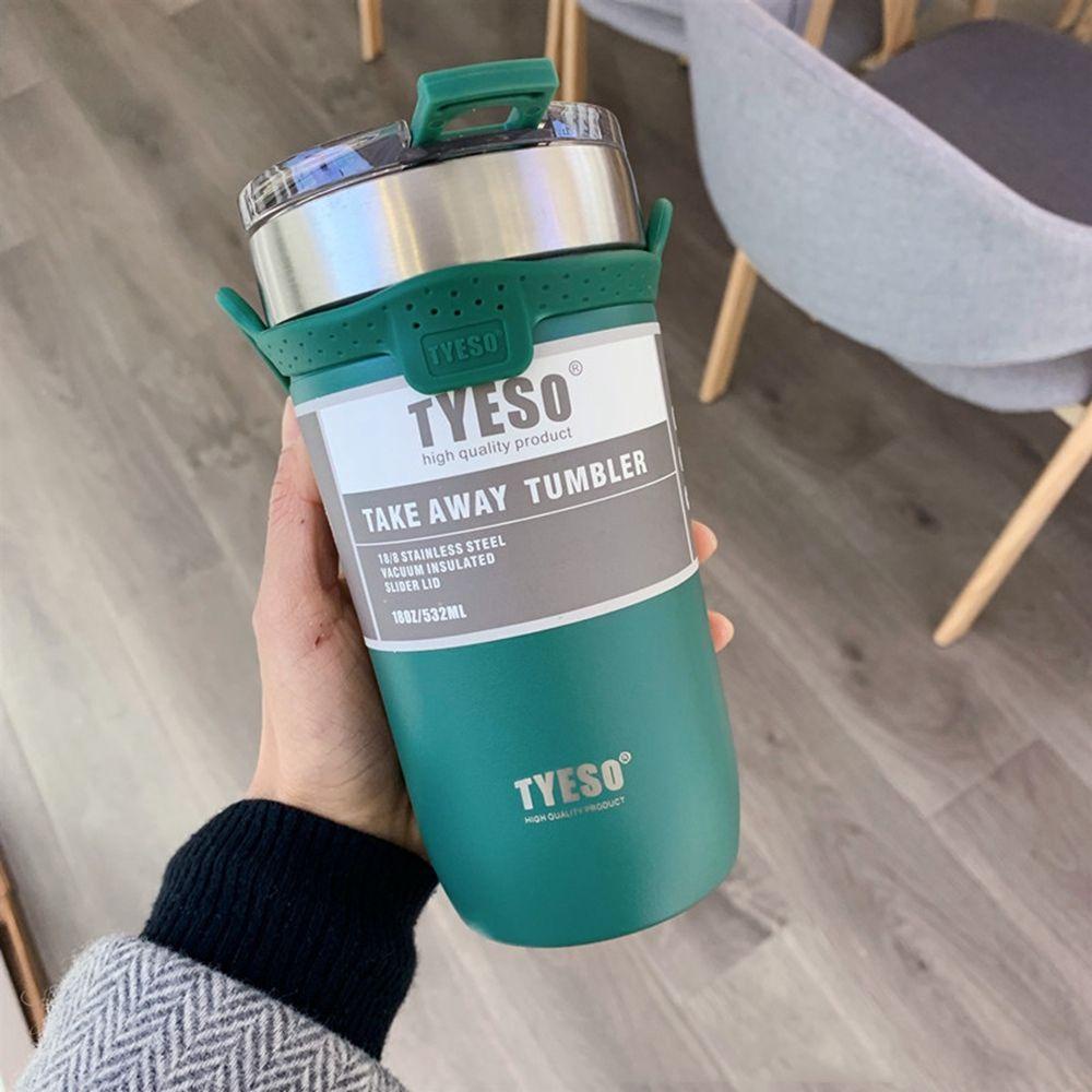 [Elegan] Thermo Cup Stainless Steel Kapasitas Besar Hadiah Es Panas Insulated Botol Termos Rumah