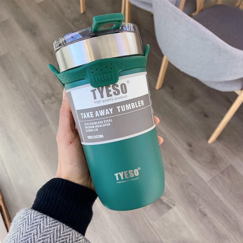 [Elegan] Thermo Cup Stainless Steel Kapasitas Besar Hadiah Es Panas Insulated Botol Termos Rumah