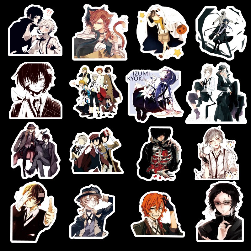 BSD001 – Sticker / Stiker / Stationay /Alat Tulis Anime Manga Cosplay Jepang Bungou Stray Dogs