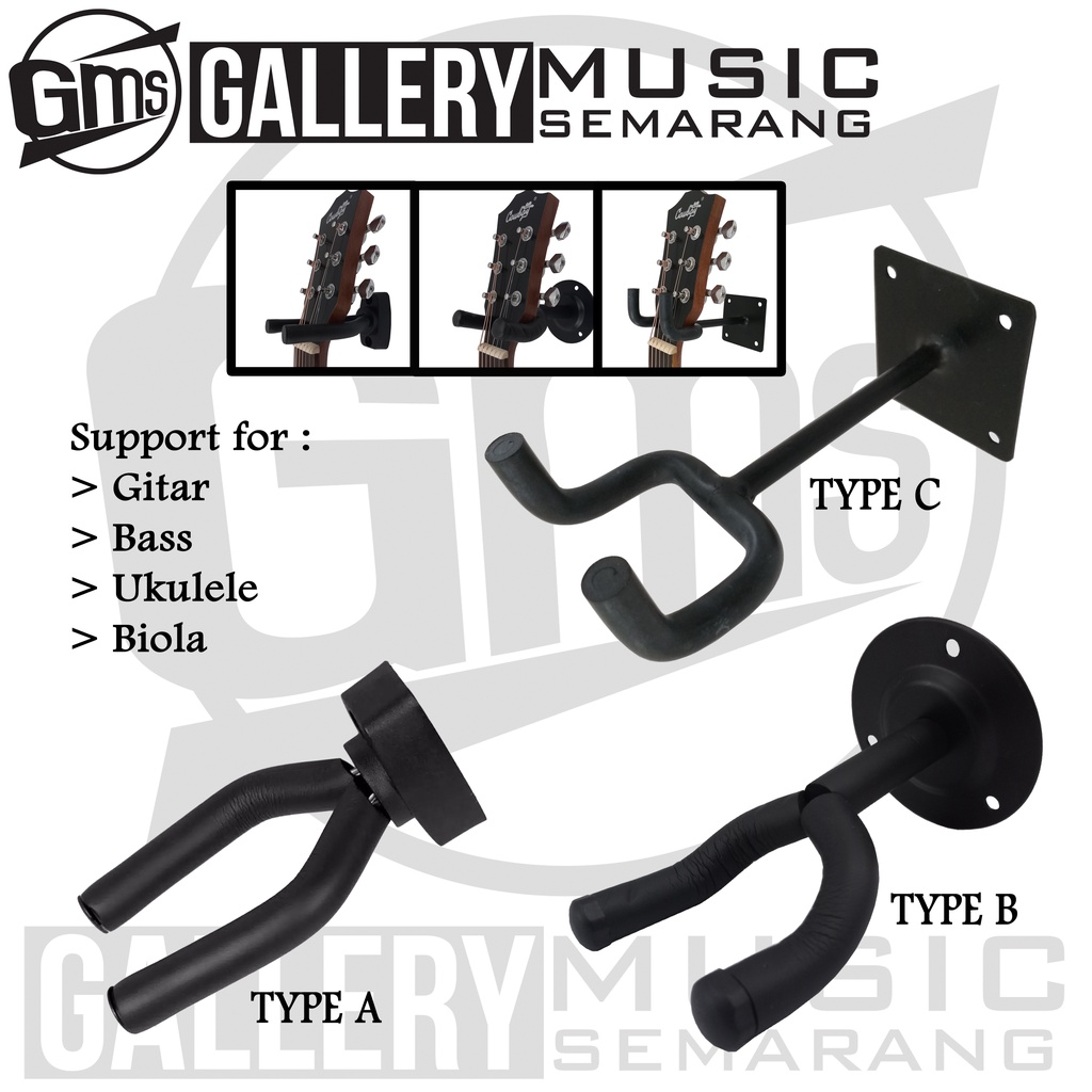 Stand Gitar Gantung Import / Hanger Gitar / Bracket Gitar