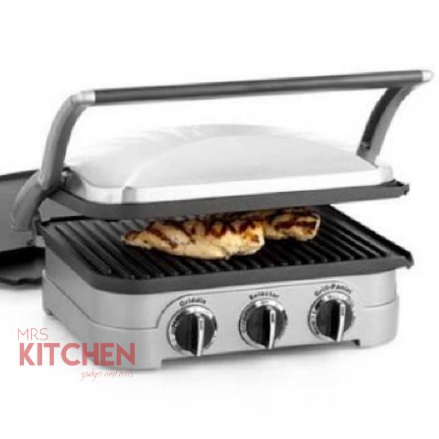 CUISINART GRIDDLER GRILL PANINI PRESS  GRILLER - GR-4NHK