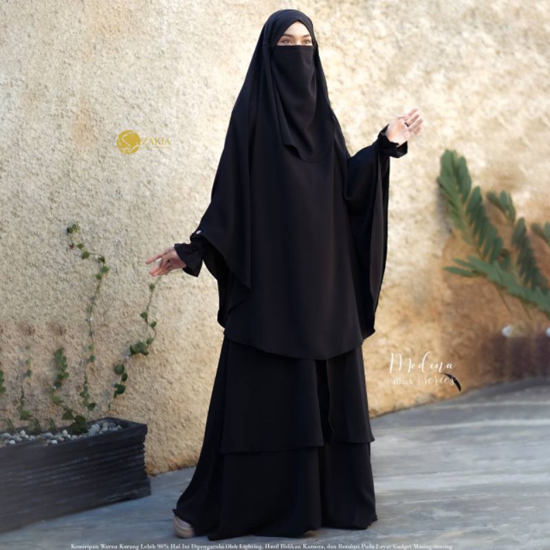 MEDINA REBORN BLACK SIZE M FK JUMBO BY ZAKIA