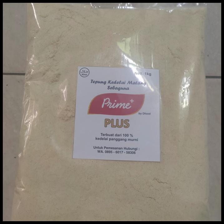 

Tepung Kedelai Matang Serbaguna Prime Plus 1Kg