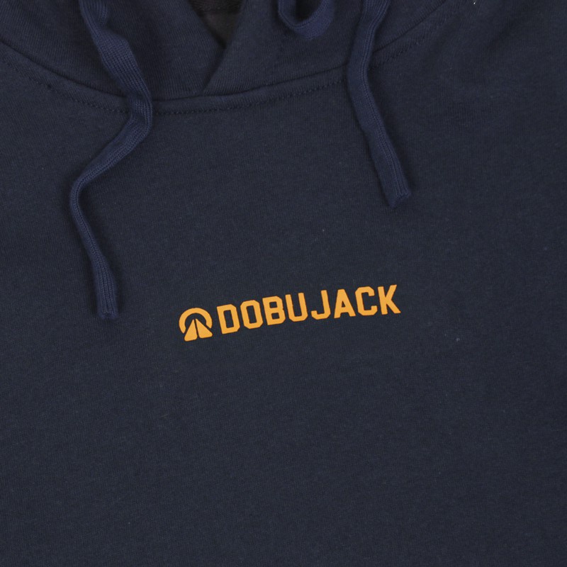 Sweater hoodie dobujack little logo / jaket hoodie font logo kecil / sweater hoodie distro unisex