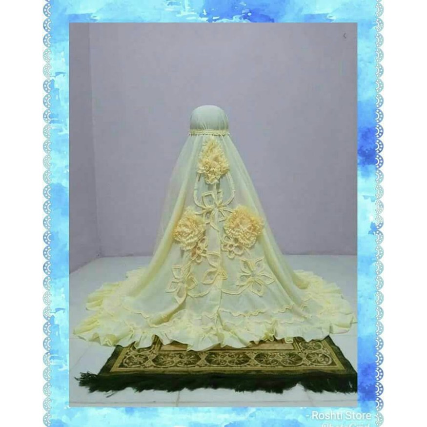 Promo !!! Azurra Shop Mukena Cantik Best Seller/Mukena Ghaisani Yellow Mekena Dewasa Fashion Muslim