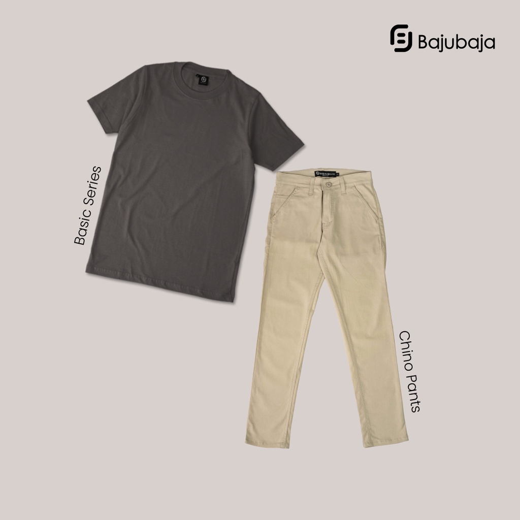 Bajubaja Paket Bundling Celana Chino dan Basic Series A