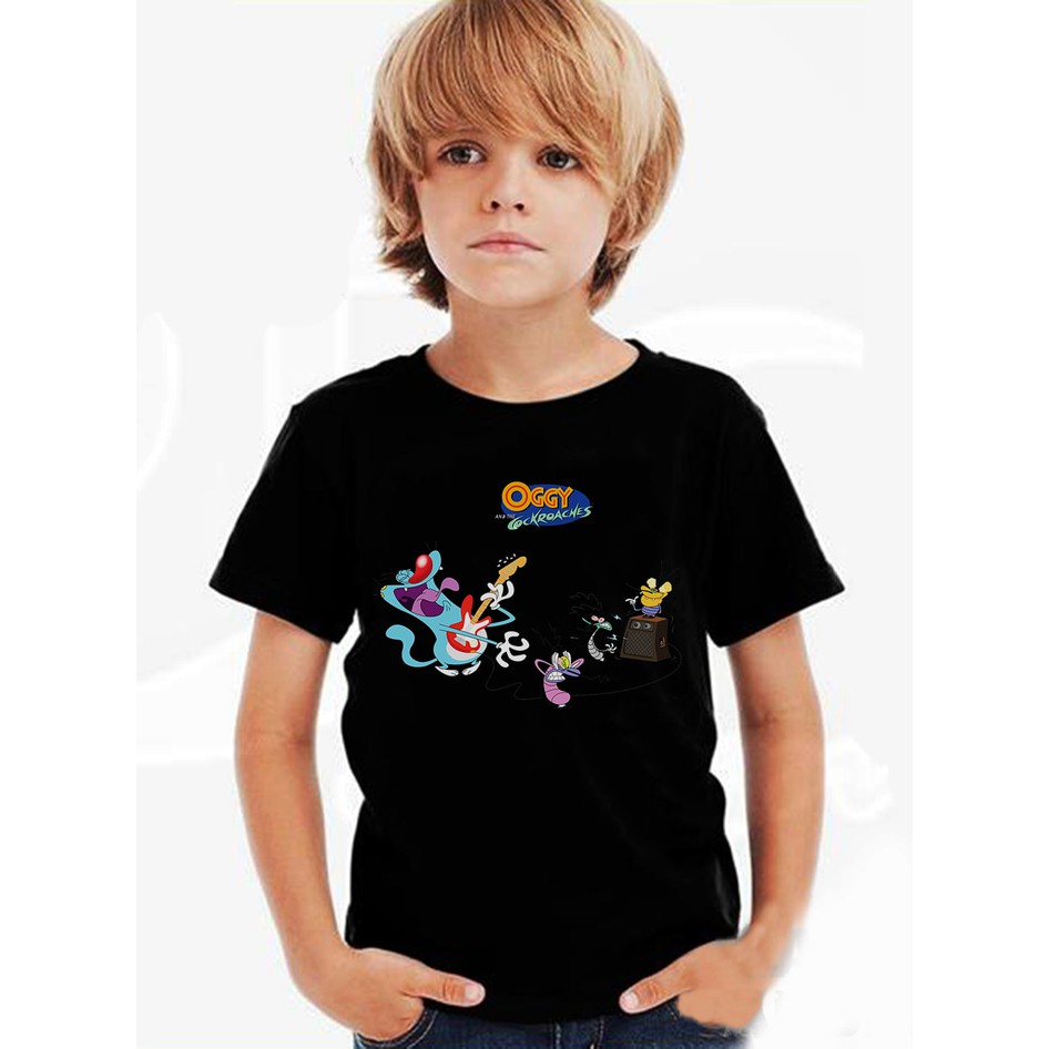 Kaos Anak Baju oggy and the cockroaches A305
