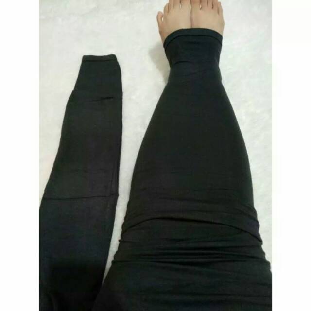 Legging import polos bahan tebal all size (Bisa COD via JNT)