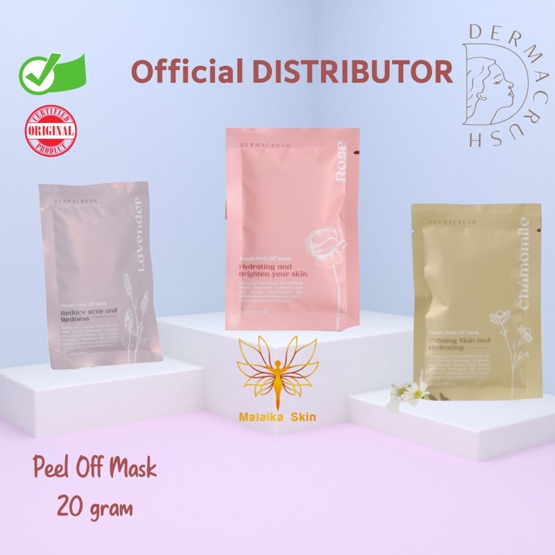 Dermacrush crystal peel off mask / BPOM