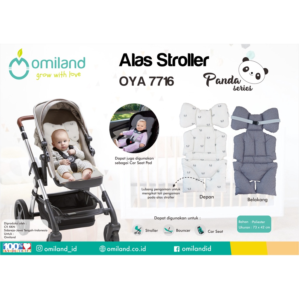 Alas Stroller Omiland Panda Series &amp; Sloth Series