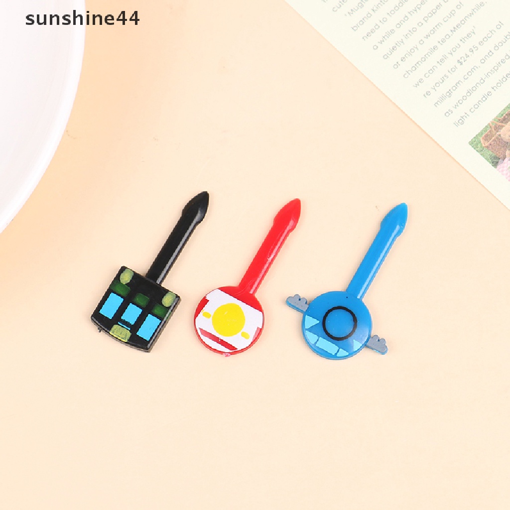 Sunshine 6 / 8 / 10pcs Garpu Buah / Dessert / Bento Bentuk Kartun Hewan Untuk Dekorasi Pesta