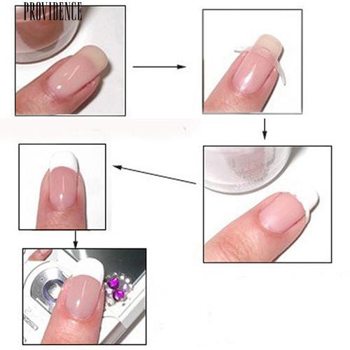 48 Pcs / Sheet DIY 18 Gaya Perancis Manicure Nail Art Tips Tape Sticker Panduan Stensil