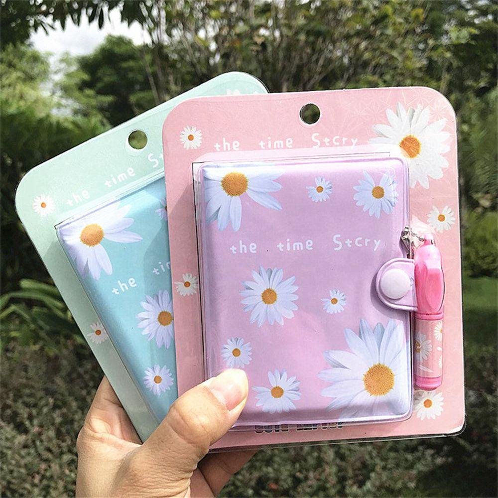 AUGUSTINA Mini Notebook Portable Kawaii Novelty Dinosaurus Travellers Journals Daisy Planner Avoacdo Notebook Dengan Pulpen