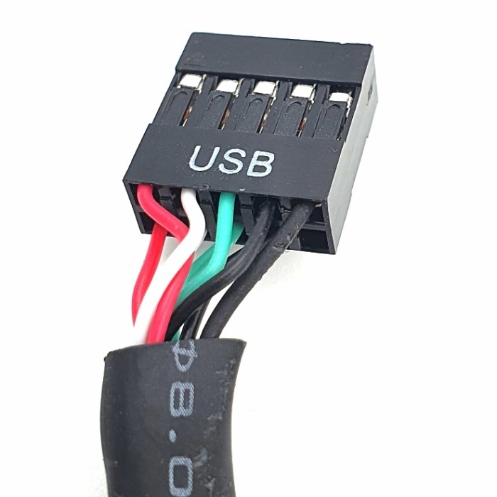 Kabel 9 pin usb 2.0 splitter cabang motherboard cable hub adaptor