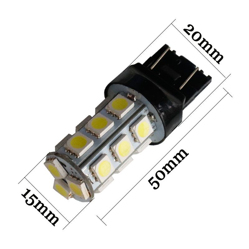 T20 Led Lampu Rem Nyala Diam Manteng Mundur Stoplamp Mobil 18 Titik Tancap 2 Kaki