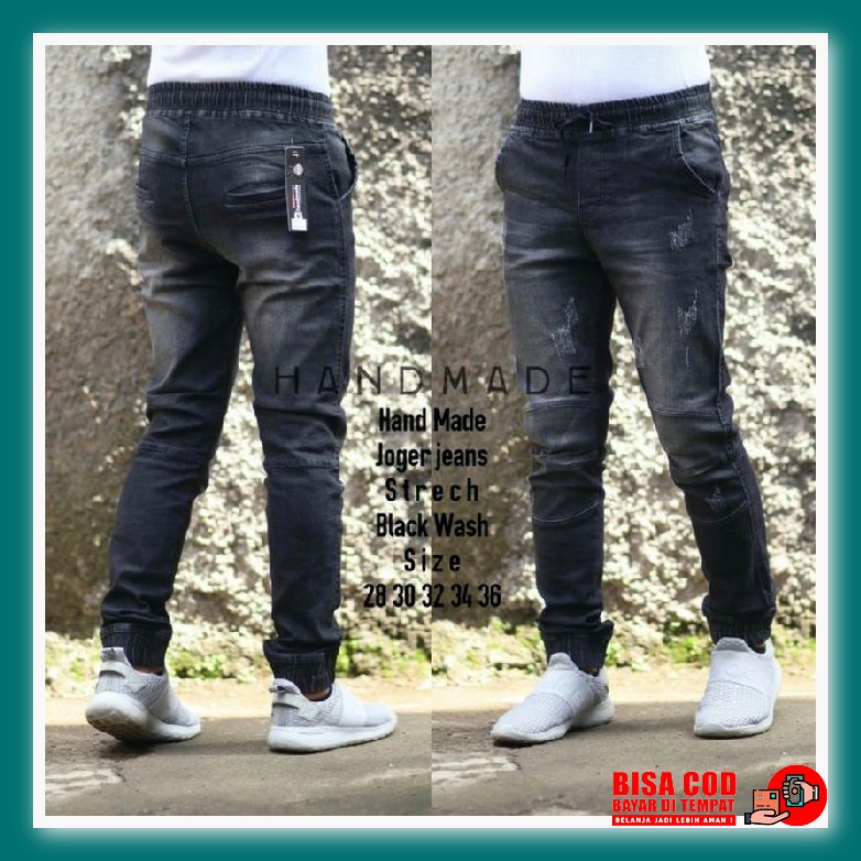Celana Jins Panjang Pria Lea Jeans Standar Birumuda Hitam Dongker Garment Premium Biru Muda Celana J