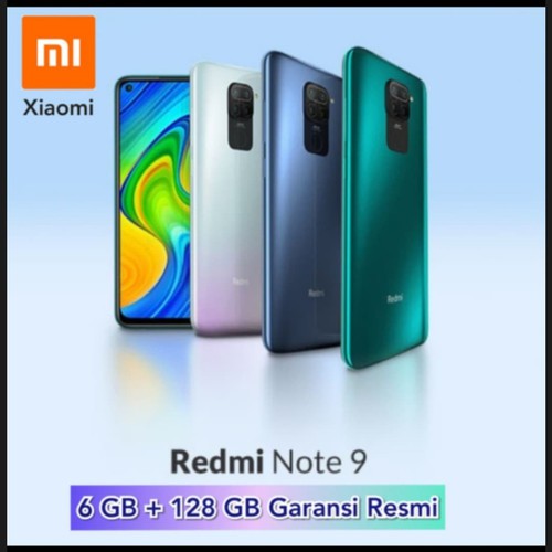 XIAOMI REDMI NOTE 9 6GB 128GB 6/128 GB GARANSI RESMI