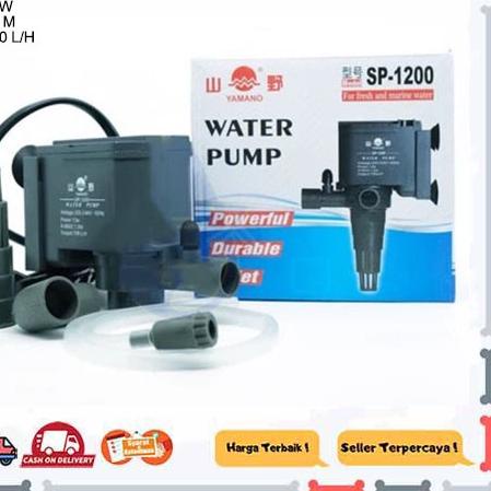 ❅ Mesin Filter Celup Aquarium YAMANO SP-1200 HIDROPONIK AQUARIUM SISTEM VENTURI ♣