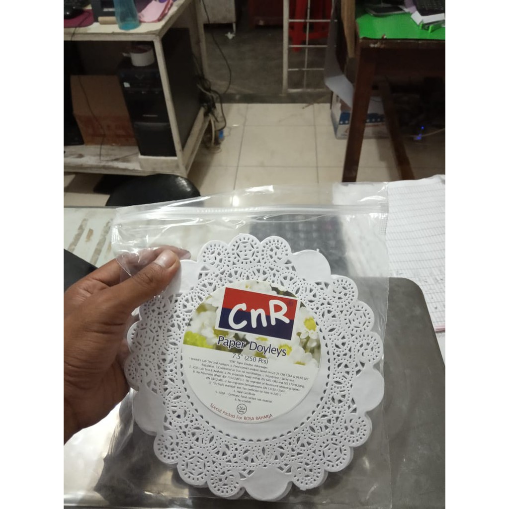 SIAP KIRIM!!! Kertas Doyley's CNR 7.5&quot; Tatakan Toples Kue Kering