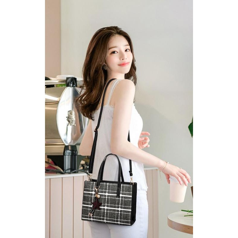 GT 1618 RISCE TAS HAND BAG GANTUNGAN STAR IMPORT WANITA CEWEK PEREMPUAN JAKARTA BATAM