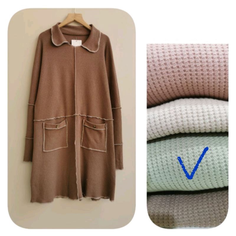 Lelang Atasan | Blouse Terbalik Knit Oversize | Big Size Jumbo by Clarke