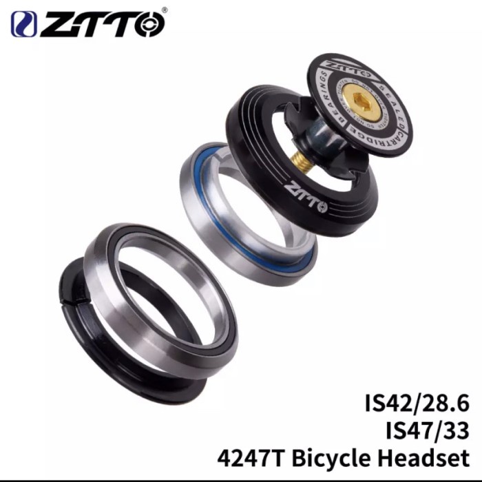 Headset Taper ZTTO 42.47T Full sealed Bearing Tapper Tapered