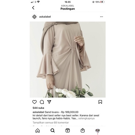 mauve isvara aska label preloved