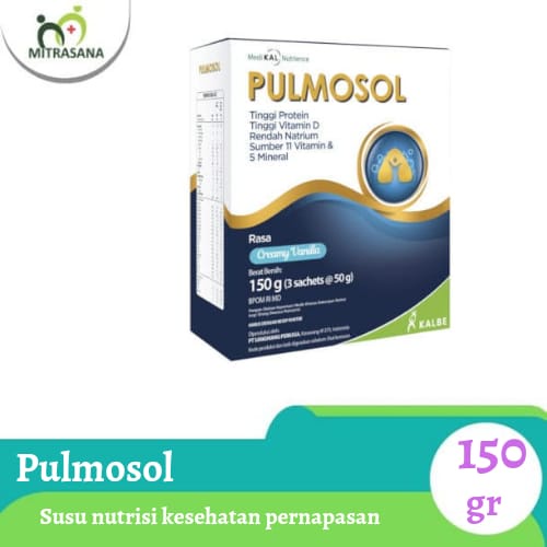 

Pulmosol Rasa Creamy Vanilla 150 gram - Susu Nutrisi Kesehatan Pernapasan