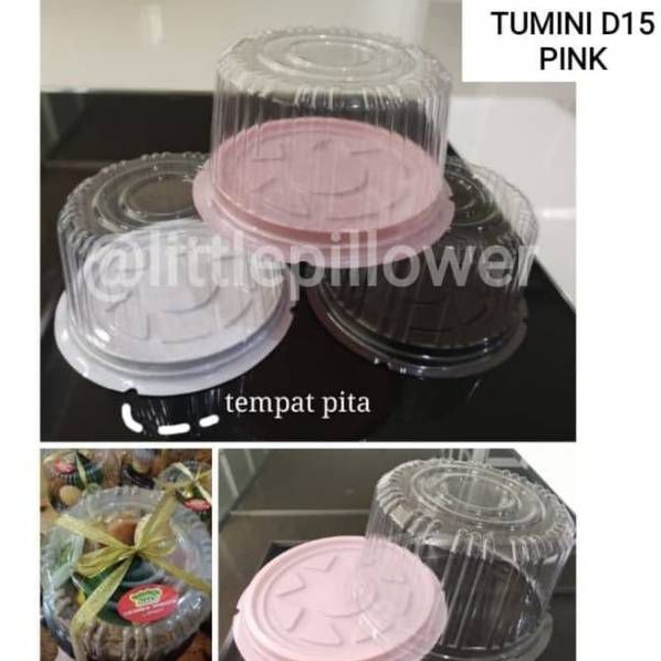 (ISI 20PCS - CT15PINK) Mika tumpeng Mini PINK / Mika bolu bulat / Tumini PINK D15