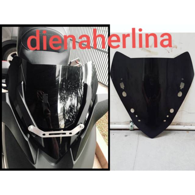 WINDSHIELD XMAX250 XMAX300 V2 VISOR XMAX V2 TEBAL 4 MILI