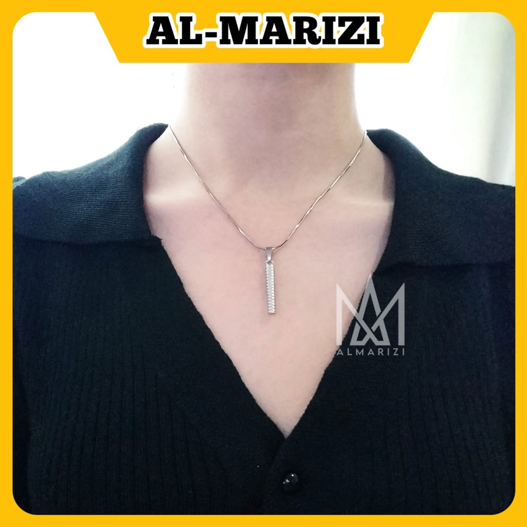 COD - KALUNG LIONTIN TERBARU ANTI KARAT DAN TIDAK LUNTUR WANITA/PRIA