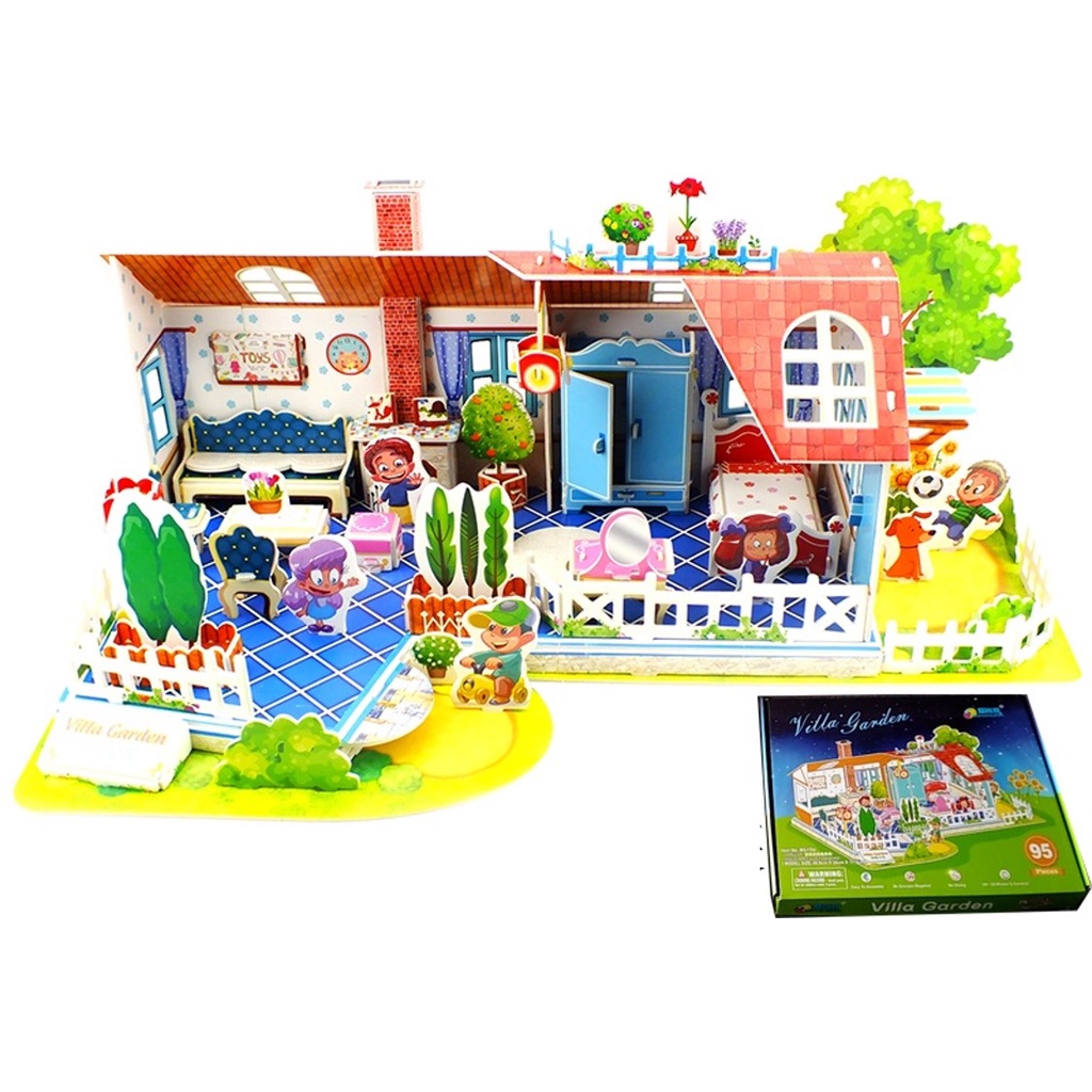 Mainan Puzzle Anak VILLA GARDEN MS1704