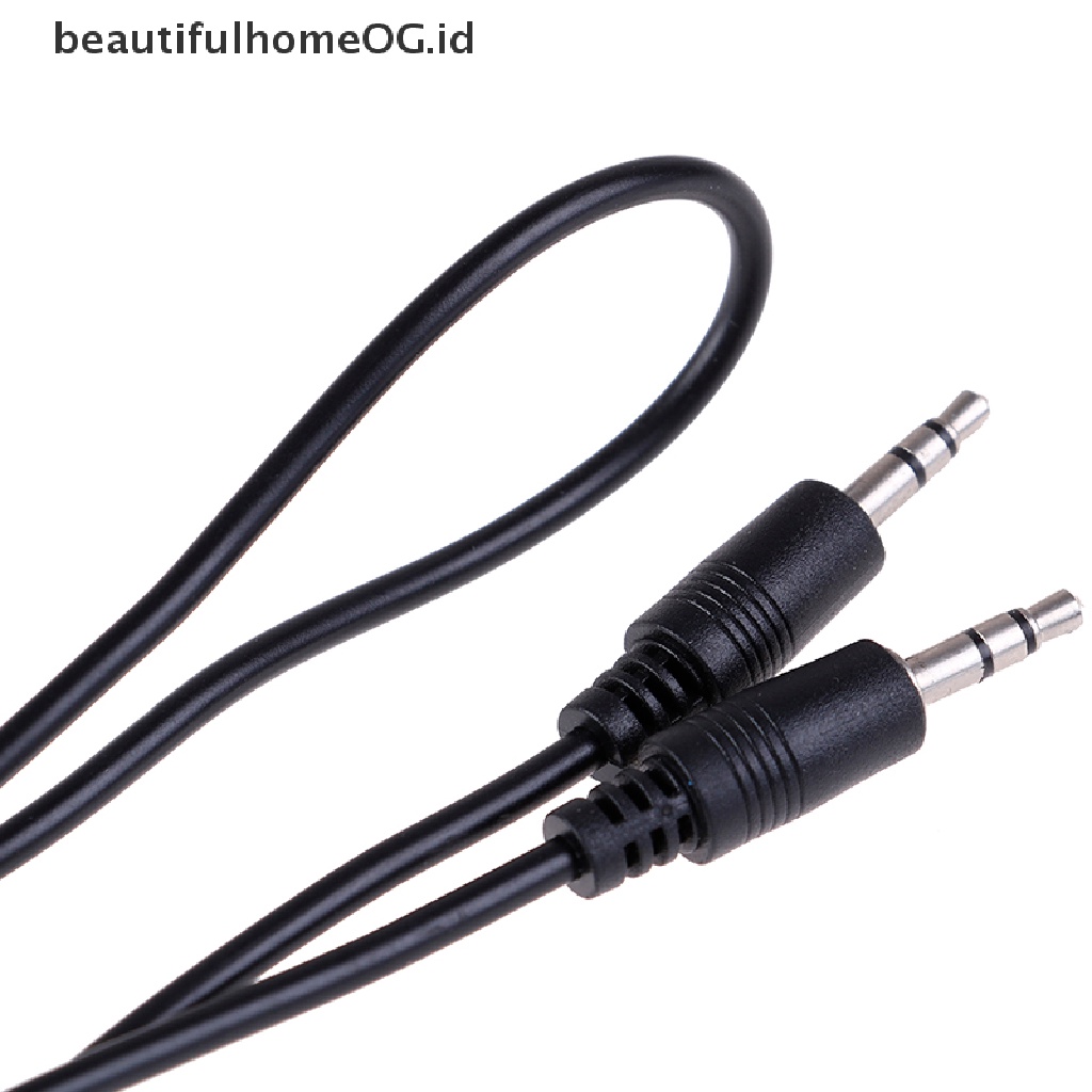 1pc Kabel Jack Audio Stereo 3.5mm Male To Male Panjang 1m